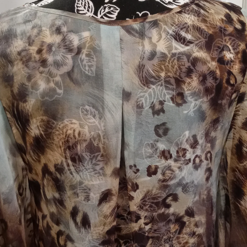 🍁Karen Kane🍁 - Silk Tunic Top - Picture 5 of 11